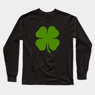 ST PATRICKS Day Four Leaf Lucky Clover - St Patricks Day Art Long Sleeve T-Shirt